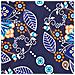 Set Copripiumino In Cotone Satinato 155 X 220 Cm Blu Scuro Madrona - Foto miniatura 5