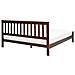 Letto Legno Di Pino Mayenne 160 X 200 Cm Marrone Scuro - Foto miniatura 2