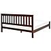 Letto Legno Di Pino Mayenne 160 X 200 Cm Marrone Scuro - Foto miniatura 11