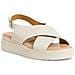 Ivory Casual Open Sandals Sandali Pelle Scarpe Donna Beige Eu 39, 1-28231-42 418 - Foto miniatura 1