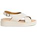 Ivory Casual Open Sandals Sandali Pelle Scarpe Donna Beige Eu 39, 1-28231-42 418 - Foto miniatura 2