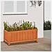 Fioriera In Legno Pieghevole Vaso Per Fiori E Piante Esterno Giardino 70x30x25cm - Foto miniatura 1