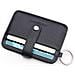 Portafoglio Sottile Per Carte Di Credito, Custodia Per Carte Minimalista In Pelle Pu Black - Foto miniatura 1