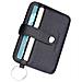 Portafoglio Sottile Per Carte Di Credito, Custodia Per Carte Minimalista In Pelle Pu Black - Foto miniatura 2