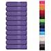 Asciugamani Da Bagno 10pz Viola 100x150cm 360g/m 100% Cotone - Foto miniatura 2