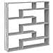 Mensola A Cubo Da Parete 7 Scomparti Truciolato Grigio Sonoma - Foto miniatura 2