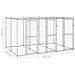 Gabbia Per Cani Da Esterno In Acciaio Zincato Con Tetto 7,26 M² - Foto miniatura 6
