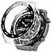 Custodia Protettiva Per Huawei Watch Ultimate - Guscio E Cassa Integrati In Argento Transparent - Foto miniatura 3