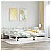Letto Estraibile con Cassetti senza Materasso Bianco 90x200 cm - Foto miniatura 2