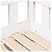 Letto Estraibile con Cassetti senza Materasso Bianco 90x200 cm - Foto miniatura 9