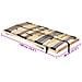 Base a doghe Marrone 80 x 190 cm Legno massello di faggio - Foto miniatura 8
