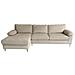 Galway Divano Angolare 4-5 Posti Chaise Longue Sinistra Velluto A Coste Beige - Foto miniatura 1