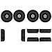 Cuscinetti Auricolari Di Ricambio In Silicone Per Cuffie Bluetooth Jbl Tune 520bt Black - Foto miniatura 1
