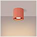 Lampada Da Soffitto Aura 1 Peach Gu10 Sl. 1824 - Minimalist Lampada A Soffitto Pesca 10x10x10 Cm - Foto miniatura 5