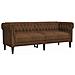 Divano Chesterfield Argille Marrone 201.5 x 74.5 x 74.5 cm - Foto miniatura 1