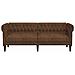 Divano Chesterfield Argille Marrone 201.5 x 74.5 x 74.5 cm - Foto miniatura 4