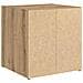 Mobile TV 2 pcs Marrone 37 x 35 x 37 cm Legno multistrato - Foto miniatura 8