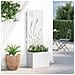 Vaso da Giardino con Pannello Decorativo Bianco 50 x 140 cm - Foto miniatura 4