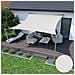 Vela ombreggiante 3x3 m Impermeabile Vela parasole da giardino bianca - Foto miniatura 5