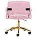 Poltrona QS-OF213G rosa - Foto miniatura 2