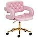 Poltrona QS-OF213G rosa - Foto miniatura 1
