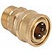 Adattatore Girevole M22x1.5 A 3/8 Per Idropulitrice - Acciaio Inox E Ottone | 4000 Psi | 90°c | 30 L /min | Filettatura Interna M22 - Foto miniatura 6