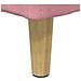 Pouf contenitore con cuscino Rosa 80 x 80 x 45 cm Velluto - Foto miniatura 8