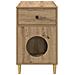 Casa per Gatti Rovere Artigianale 72 x 42.5 x 70 cm - Foto miniatura 7