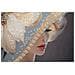 Stampa Su Tela Donna Con Fiore-multicolore-legno-62x4x92 Cm - Foto miniatura 2