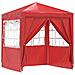 Tenda Party Rosso 200 x 200 x 240 cm PE e Acciaio - Foto miniatura 1