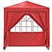 Tenda Party Rosso 200 x 200 x 240 cm PE e Acciaio - Foto miniatura 4