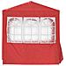 Tenda Party Rosso 200 x 200 x 240 cm PE e Acciaio - Foto miniatura 5