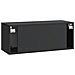 Mobile Porta TV da Muro Nero 78,5 x 31 x 30 cm - Foto miniatura 6