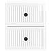 Mobiletto da notte a muro 2 pcs Bianco Lucido 33 x 34,5 x 40 cm - Foto miniatura 5