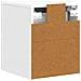 Mobiletto da notte a muro 2 pcs Bianco Lucido 33 x 34,5 x 40 cm - Foto miniatura 7