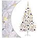 Albero di Natale artificiale 180 cm PVC e Acciaio Bianco - Foto miniatura 1
