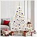 Albero di Natale artificiale 180 cm PVC e Acciaio Bianco - Foto miniatura 2