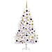 Albero di Natale artificiale 180 cm PVC e Acciaio Bianco - Foto miniatura 4