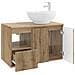 Set di mobili per il bagno 2 pz Rovere Artigianale - Foto miniatura 10
