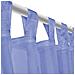 2 Pz Tende In Voile 140x225 Cm Blu Reale - Foto miniatura 4