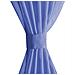 2 Pz Tende In Voile 140x225 Cm Blu Reale - Foto miniatura 5