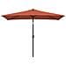Ombrellone Con Palo In Metallo 300x200 Cm Terracotta - Foto miniatura 1