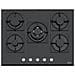 Piano Cottura a Gas FHNS 705 4G TC BK C 5 Fuochi Gas Colore Nero - Foto miniatura 1