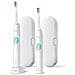 Philips Sonicare Protectiveclean Spazzolini Elettrici Sonici, Con Custodia Da Viaggio, Confezione Da 2 Spazzolini Bianch - Foto miniatura 1