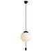 Here - Lampada A Sospensione Con 3 Lampadine, Colore: Nero - Foto miniatura 1