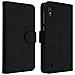 Custodia Galaxy A10 Portacarte Funzione Supporto Cover Silicone - Nero - Foto miniatura 1