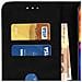 Custodia Galaxy A10 Portacarte Funzione Supporto Cover Silicone - Nero - Foto miniatura 4