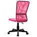 Sedia da Ufficio Rosa 44x52x100 cm in Tessuto a Rete - Foto miniatura 3