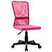 Sedia da Ufficio Rosa 44x52x100 cm in Tessuto a Rete - Foto miniatura 1