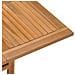 Tavolo Da Giardino Pieghevole 90x90x75 Cm In Massello Di Teak - Foto miniatura 6